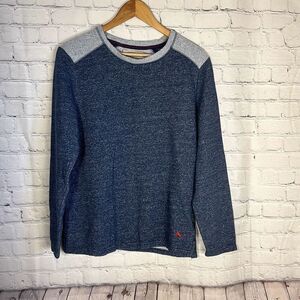 Tommy Bahama M Sweatshirt Lounge Sleepwear Pullover Shirt Blue Grey 229901‎